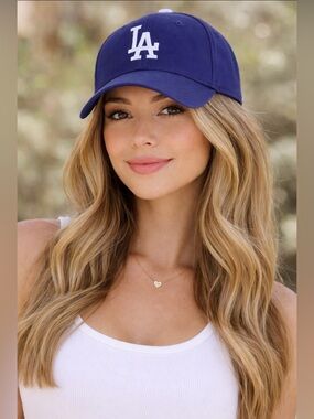 Los Angeles Logo Baseball Cap - Navy Blue